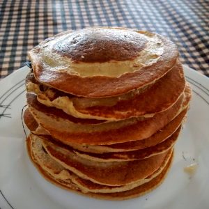 Pancakes de civada amb civada