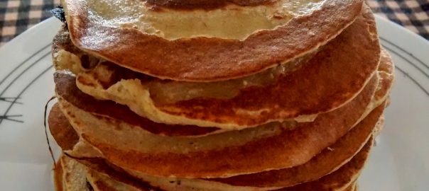 Pancakes de civada amb civada